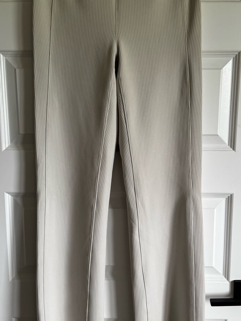 lululemon athletica Ribbed Wide-Leg Pants in Cream